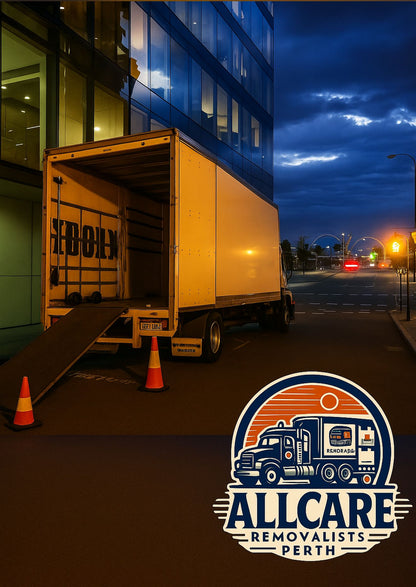 AllCare Removalists Perth team packing and loading household furniture for a residential move — professional home moving service in Perth.